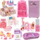 Puppenhaus Zubehör und Möbel für Barbie Puppenhaus Möbel Mädchen Spielzeug Geburtstags geschenk