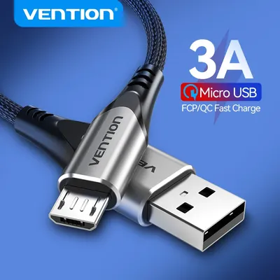 Intervention Micro USB Kabel 3a Nylon Schnell ladegerät USB Typ C Datenkabel für Samsung Xiaomi LG Android Micro USB Handy Kabel