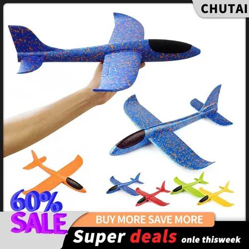 Große Schaum Flugzeug Fliegen Segelflugzeug Spielzeug Hand Werfen Styropor Flugzeug Outdoor Spiel