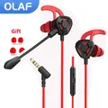 Olaf Headset Gamer Kopfhörer kabel gebundene Kopfhörer Gaming Ohrhörer mit Mikrofon für Pubg PS4