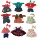 30cm/45cm/60cm Puppe Kleidung für Le Sucre Kaninchen Plüsch Spielzeug Denim Kleid Pullover Zubehör
