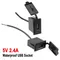 Mini-USB-Lade buchse 2.4a 12V für Motorrad Auto LKW ATV Boot Auto RV Bus wasserdichte Netzteil