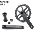 Senicx rx Single Speed Kurbel kettens atz Kurbel garnitur 40t/42t/44t 165/175/ für Schotter