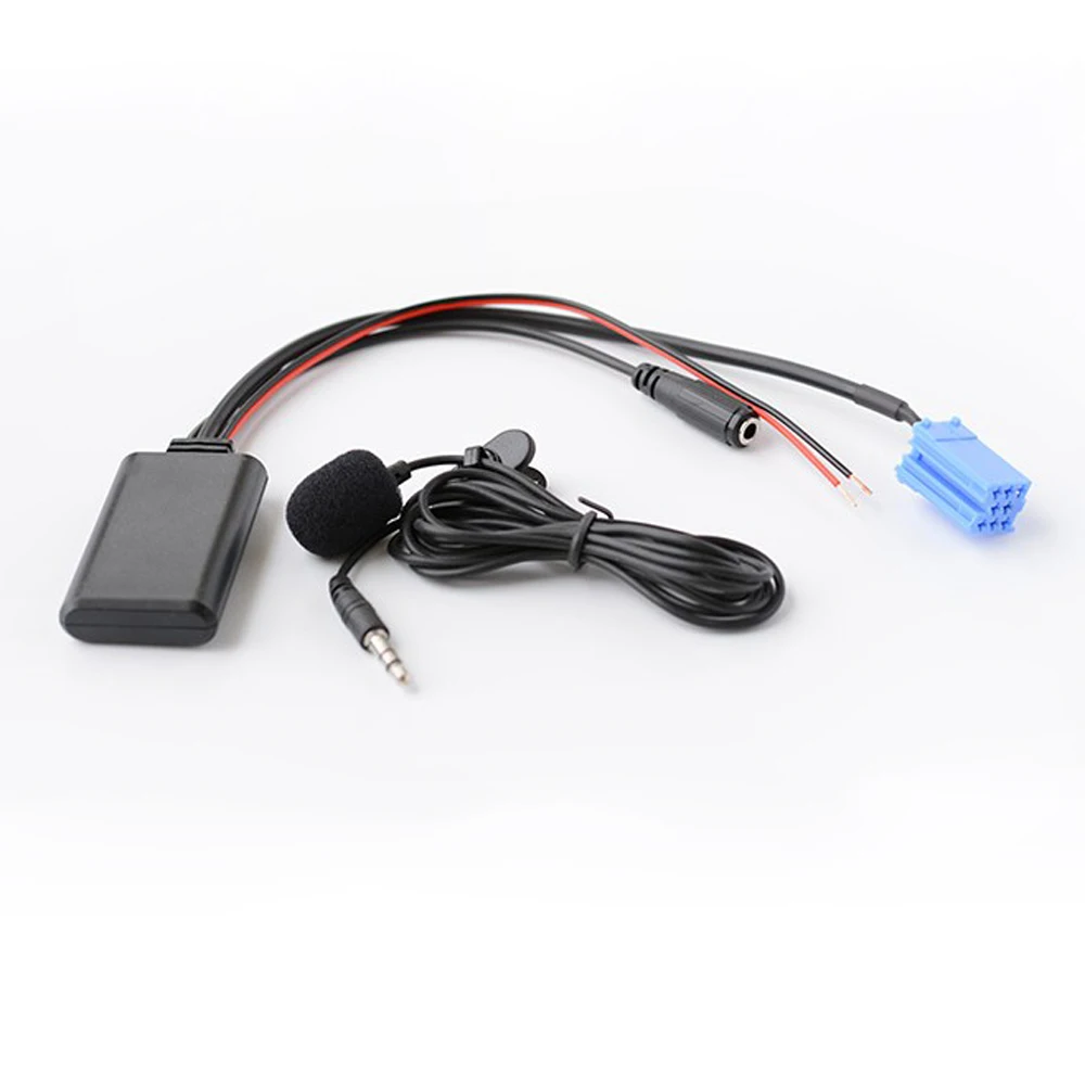Biurlink Für Volkswagen Blaupunkt Radio 2000-2010 Auto Gerät Bluetooth Aux Audio Adapter Mikrofon MIC ISO 8Pin Stecker Image