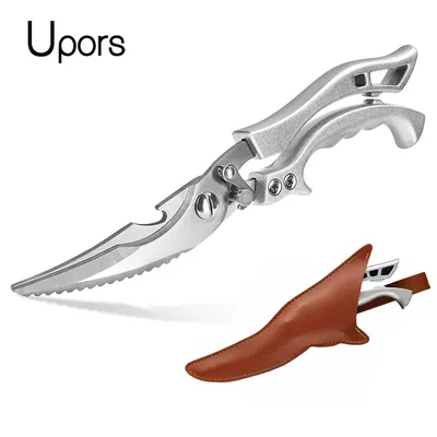 Multifunctional Kitchen Scissors Stainless Steel Meat Fish Vegetables Chicken Bone Scissors Professional Kitchen Shears Cutter