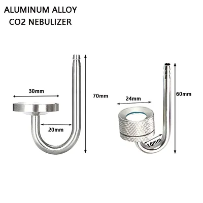 ZRDR Aquarium CO2 Zerstäuber Aquarium CO2 Generator Einstellung Druckminderventil CO2 Diffusor