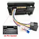 ABS Universal Auto Stereo Radio 16 Pin Zu ISO Kabel Adapter Stecker Auf Buchse Verdrahtung Für Auto