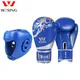 Wesing Box handschuhe mit Kopf bedeckung 10oz Muay Thai Kickbox Training Kopfschutz Schutz MMA