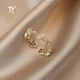 Süße herzförmige Opale Zirkon Gold Farbe offene Ringe für Frauen koreanische Modeschmuck Mädchen
