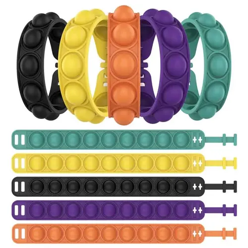 Armband Push Blase Dekompression Armband Drücken Pop Dekompression Armband Uhr Zappeln Spielzeug für