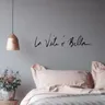 Italienische Inbegriff Begriff Kunst Vinyl Wand Aufkleber Für Büro Raum Studie Schlafzimmer