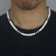 2020 weiße böhmische Surfer Halskette Männer natürliche Muschel Choker Halskette Frauen Stammes