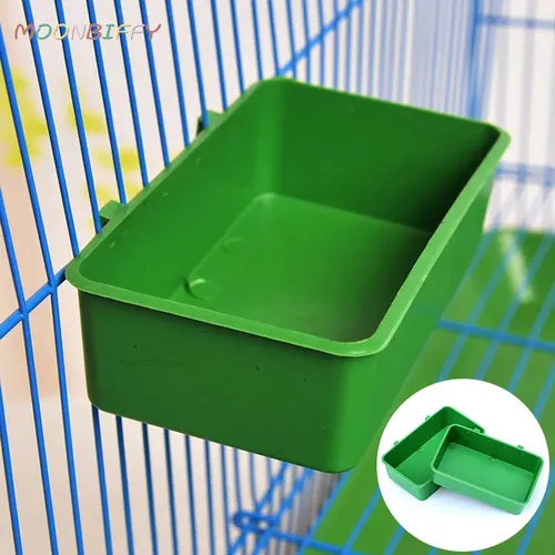 Kunststoff Vogel Badewanne Papagei Dusche Badewanne Vogel Lebensmittel Schüssel für Käfig Vogel