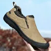 Freizeit schuhe aus Wildleder für Männer schlüpfen in klassische Wanderschuhe für Herren Outdoor-Schuhe für Trekking plus Größe 38-48