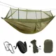 Tragbare Outdoor Camping Hängematte Mit Moskito Net 1-2 Person Gehen Schaukel Garten Hängen Bett