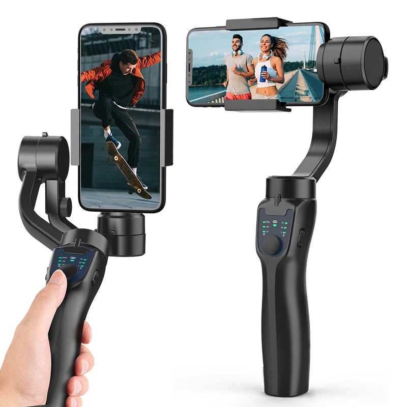 F8 Handheld 3-Achsen Gimbal Telefon Halter Anti Shake Video Record Stabilisator für Xiaomi iPhone Handy Smartphone