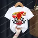 Sommer Disney Autos Kinder T-Shirt Geburtstag Nummer 1-10 Kleidung Kawaii Anime Cartoons Kinder