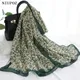 Frauen Foulard Kleine Blume Elegante Chiffon Bandana Schal Sommer Reise Sonnencreme Dünne Hijab