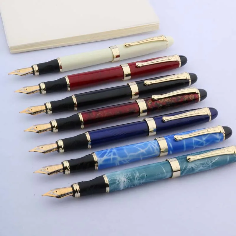 Hohe qualität marke jinhao x450 METALL brunnen Stift Blau grün goldene tinte stift Büro schule liefert Schreiben Geschenk Image