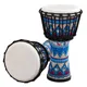 8 Zoll tragbare afrikanische Trommel Djembe Handtrommel mit bunten Kunst mustern Percussion Musik