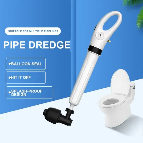Toiletten kanal Bagger verstopft Entferner Rohr Toiletten kolben Abfluss Hochdruck Toilette Luft