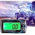 Digitaler Tach Hour Meter Motor wasserdicht LCD-Display Drehzahl messer Motor U/min für Motorrad