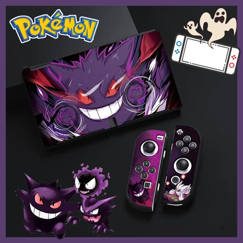 Pokemon Pikachu Gengar TPU Soft Case Joycon Schutzhülle für Nintendo Switch NS OLED Konsole Crystal Cases Zubehör Image