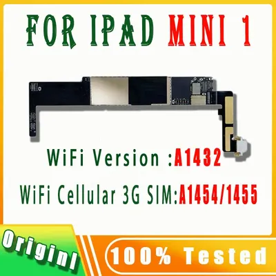 100% geprüft Kostenloser iCloud Für IPad MINI 1 Motherboard A1432 A1454 oder A1455 Für IPad Mini 1