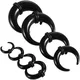 WKOUD 8 PCS Ear Body Piercing Kit Acryl Tapers Spirale Taper Tunnel Septum Horn Ohr Erweiterungen