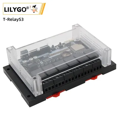 LILYGO® T-RelayS3 ESP32-S3 6-Wege-Relais-Entwicklungsplatine ESP32-S3-WROOM-1U WLAN-Bluetooth-erweiterbare LCD-Anzeige Image