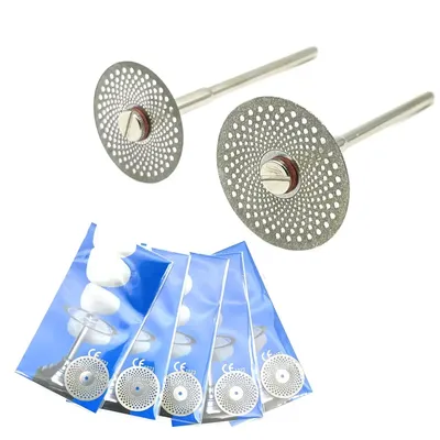 5 stücke Dental Diamant Disc Scheiben Doppelseitige Grit Trennscheibe Werkzeug Dicke Dental Labor