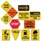 12PCS Bau Zone Party Dekorationen Verkehrs Zeichen Ausschnitte für Jungen Kinder Geburtstag Party Bau Thema Party Supplies