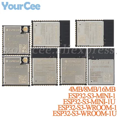 5 Stück/1 Stück ESP32 ESP32-S3-WROOM-1 ESP32-S3-WROOM-1U ESP32-S3-MINI ESP32-S3-MINI-1U Dual Core 4 Image