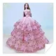 Für barbie abendkleid barbie puppe kleider kleidung lot hochzeit kleid set zubehör vestidos hochzeit