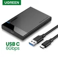 Ugreen 2 5 HDD SSD Fall SATA zu USB 3 1 Adapter Fall HD Externe Festplatte Gehäuse Box für