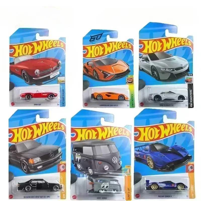Original Hot Wheels Auto Verkehrsschiene Legierung Diecast 1/64 Modell Fahrzeug Porsche Benz Honda CR-X Kinder Spielzeug für Jungen Kinder Geschenk Image