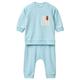 United Colors of Benetton Baby - Jungen Comp(maglia+pant) 3mgjak003 Jogginganzug, Turchese 19g, 74