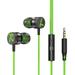 Kripyery Wired Earphone Subwoofer No Latency 9D Stereo Surround HiFi Sound Type-C/3.5mm In-ear Wired Headphones Wired Earphones Cable Home Supply