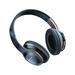 ZIZOCWA Bluetooth Foldable Headphones Built in Microphone Wireless Call Folding Stereo Noise Cancellation Over Ear Sports Headset Earphone Black
