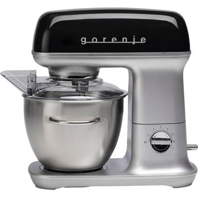 GORENJE Küchenmaschine "MMC 1000 RL", schwarz, B:36cm H:37,2cm T:27cm, Küchenmaschinen, Retro Design