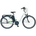 Prophete City E-Bike Geniesser, Elektrofahrrad 28", AEG EcoDrive C Mittelmotor, AEG SideClick Akku 576 Wh, Shimano Nexus 7-Gang Nabenschaltung, MAGURA hydraulische Felgenbremsen, Weiss