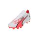 PUMA Damen Ultra Match Fg/Ag WN's Fussballschuh, White Black Fire Orchid, 40.5 EU