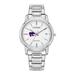 Women's Citizen Watch Silver Kansas State Wildcats Eco-Drive White Dial Stainless Steel