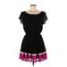 I Love H81 Casual Dress - Mini: Black Color Block Dresses - Women's Size Medium