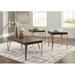 Signature Design by Ashley Bandyn 3 Piece Coffee Table Set Wood/Metal in Brown/Gray | Wayfair T404-13