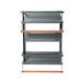 Ebern Designs Pernini 18.25" H x 12.6" W x 4.25" D Storage Rack Wire/Metal in Gray | 18.25 H x 12.63 W x 4.25 D in | Wayfair