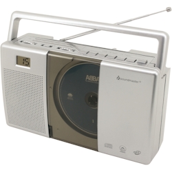 Soundmaster RCD1185 tragbares Radio mit CD-Player Hörbuchfunktion Kofferradio Küchenradio