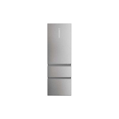 Haier - Combiné frigo-congélateur HTW5618DNMG - Inox