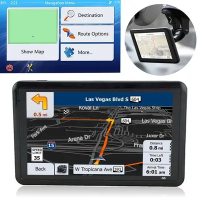 Navigateur GPS pour Voiture et Camion Accessoires HGV Outils HD Chargement USB Dispositif de