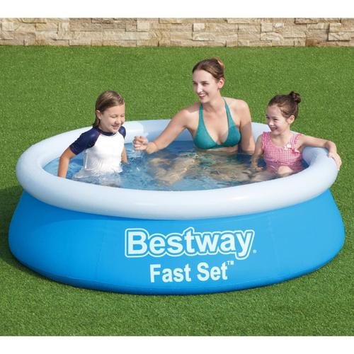 Bestway Fast Set Pool Aufblasbar Rund 183×51 cm Blau